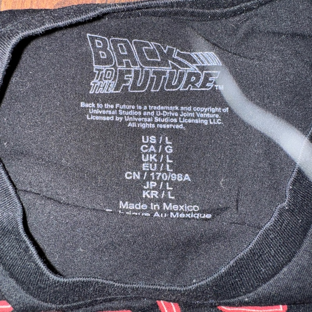 Back to the Future Black Muscle Tee - Picture 8 of 8